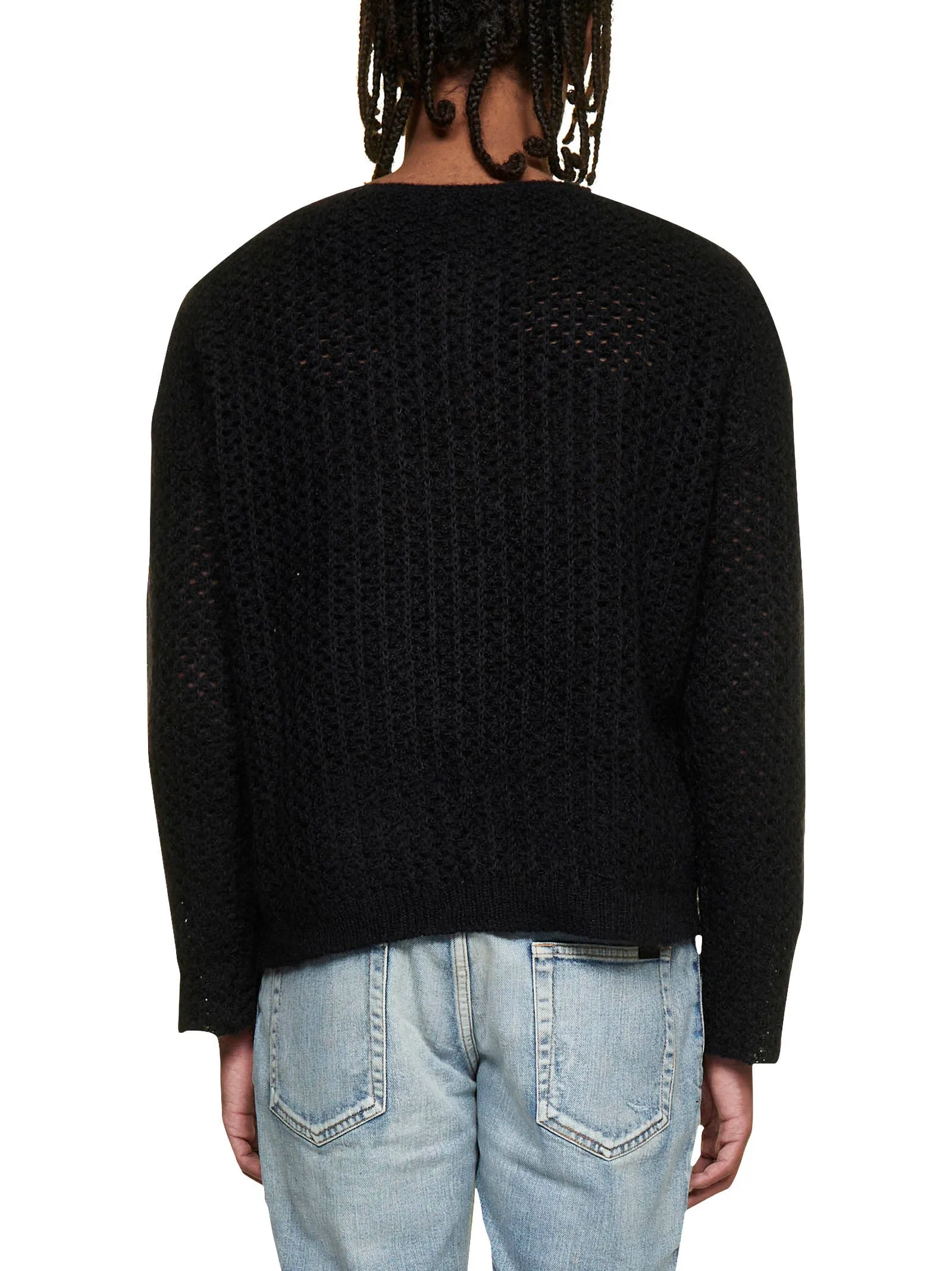 Saint Laurent Lace-Up Drawstring Sweater