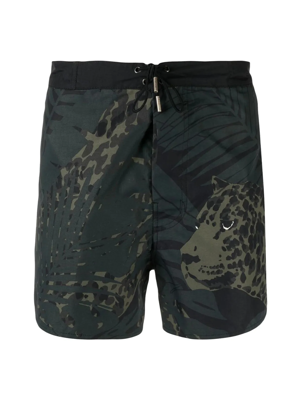 Saint Laurent Leopard Printed Swim Shorts