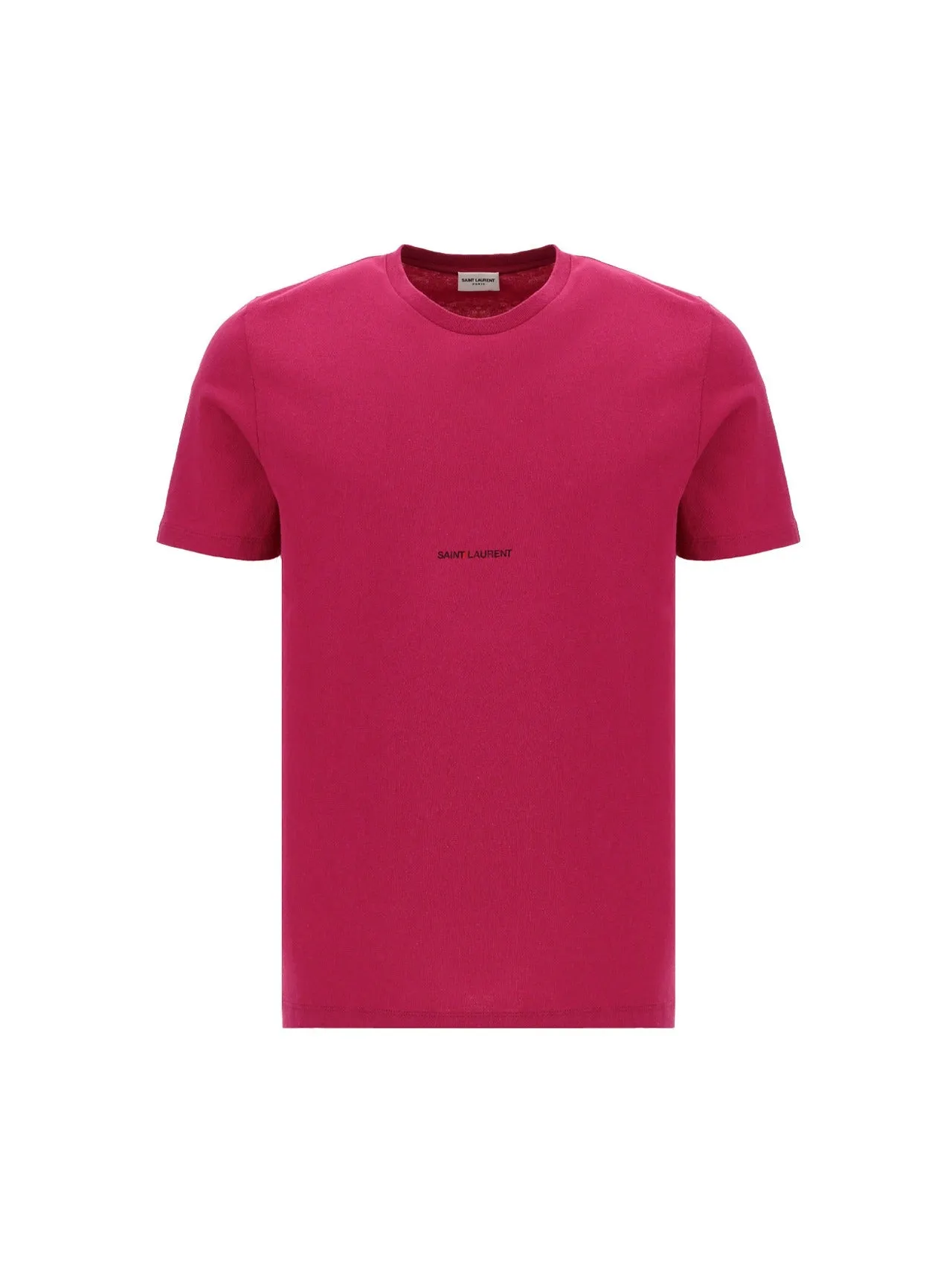 Saint Laurent Logo Printed Crewneck T-Shirt