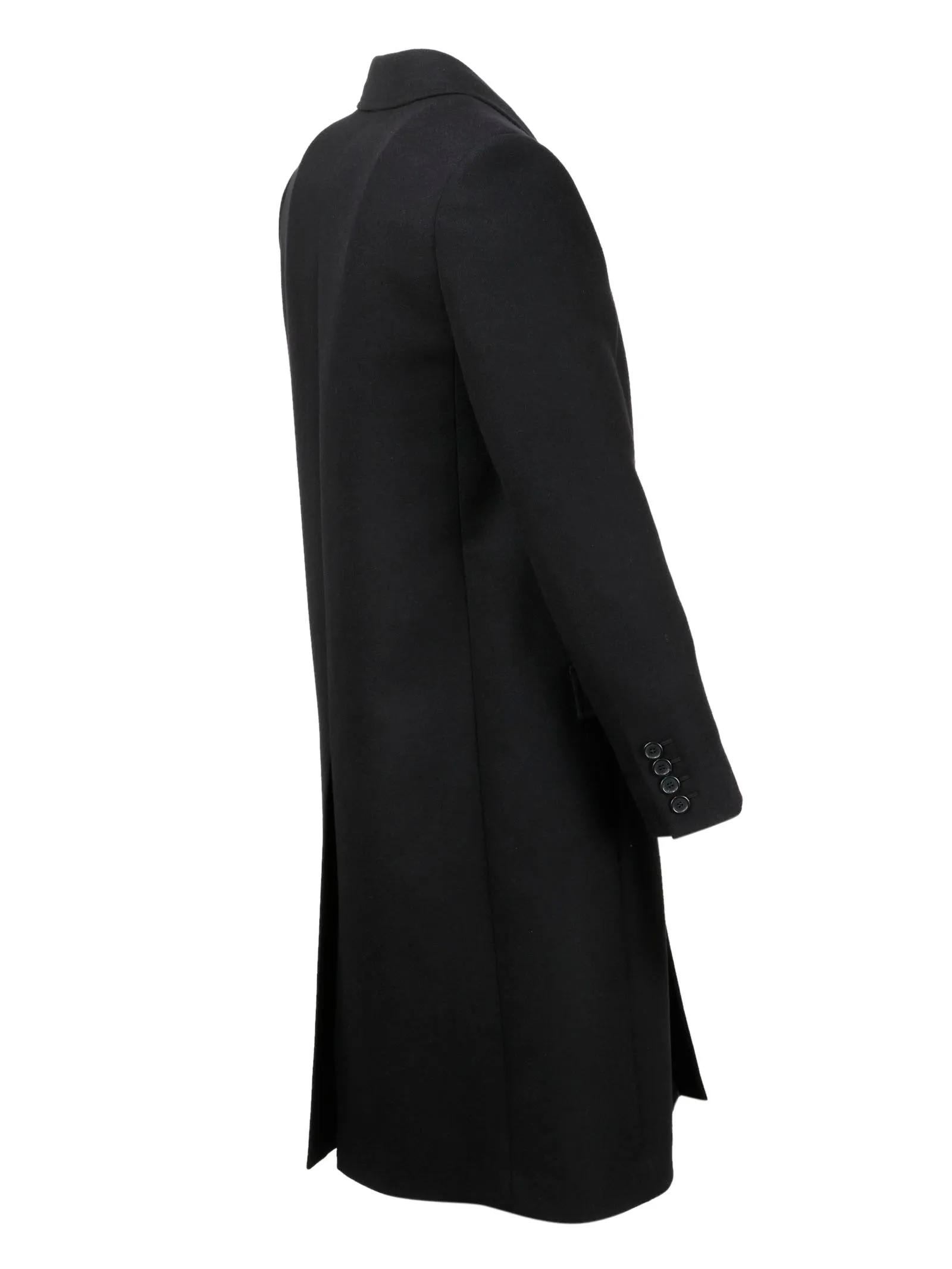 Saint Laurent Slit Detail Tailored Coat
