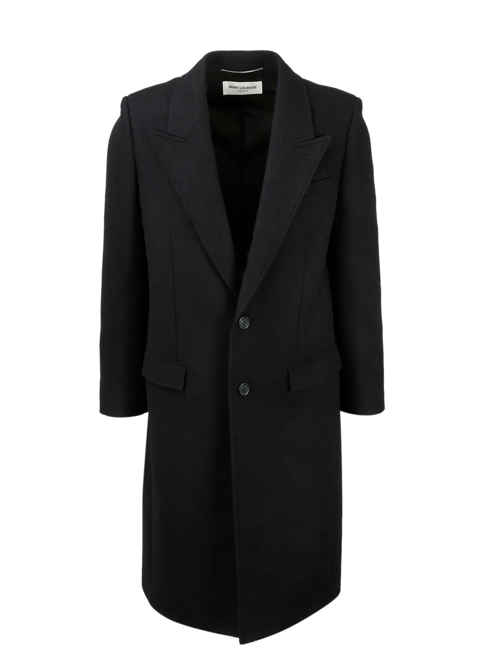 Saint Laurent Slit Detail Tailored Coat