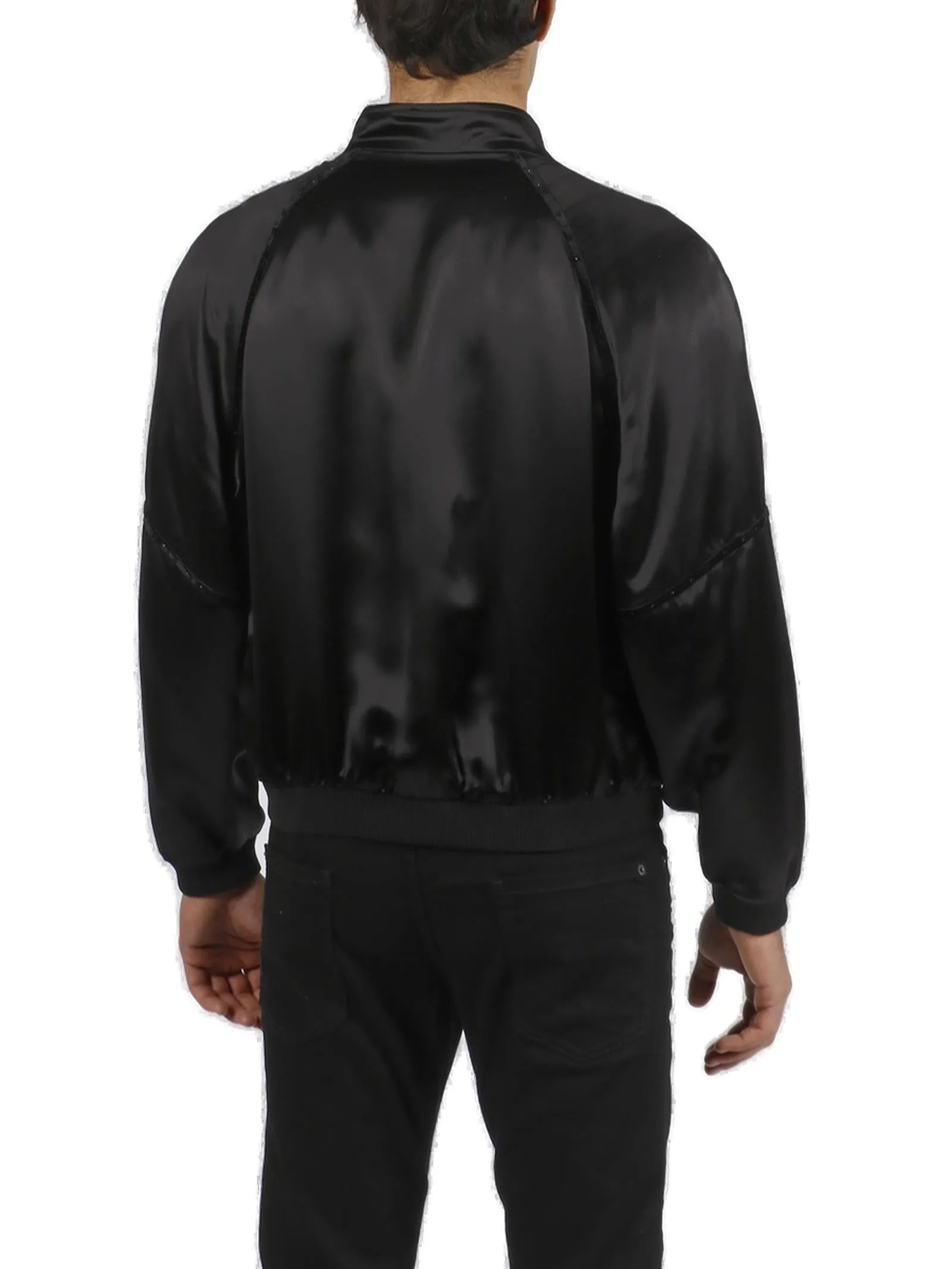 Saint Laurent Teddy 80s Zipped Long-Sleeved Jacket
