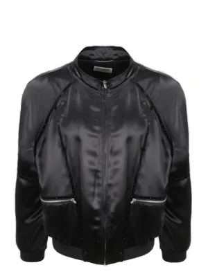 Saint Laurent Teddy 80s Zipped Long-Sleeved Jacket