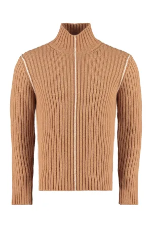 Salvatore Ferragamo Ribbed Turtleneck Knit Sweater