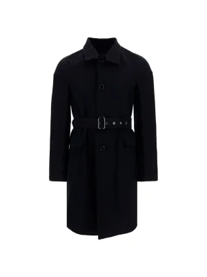 Salvatore Ferragamo Single Breasted Trench Coat