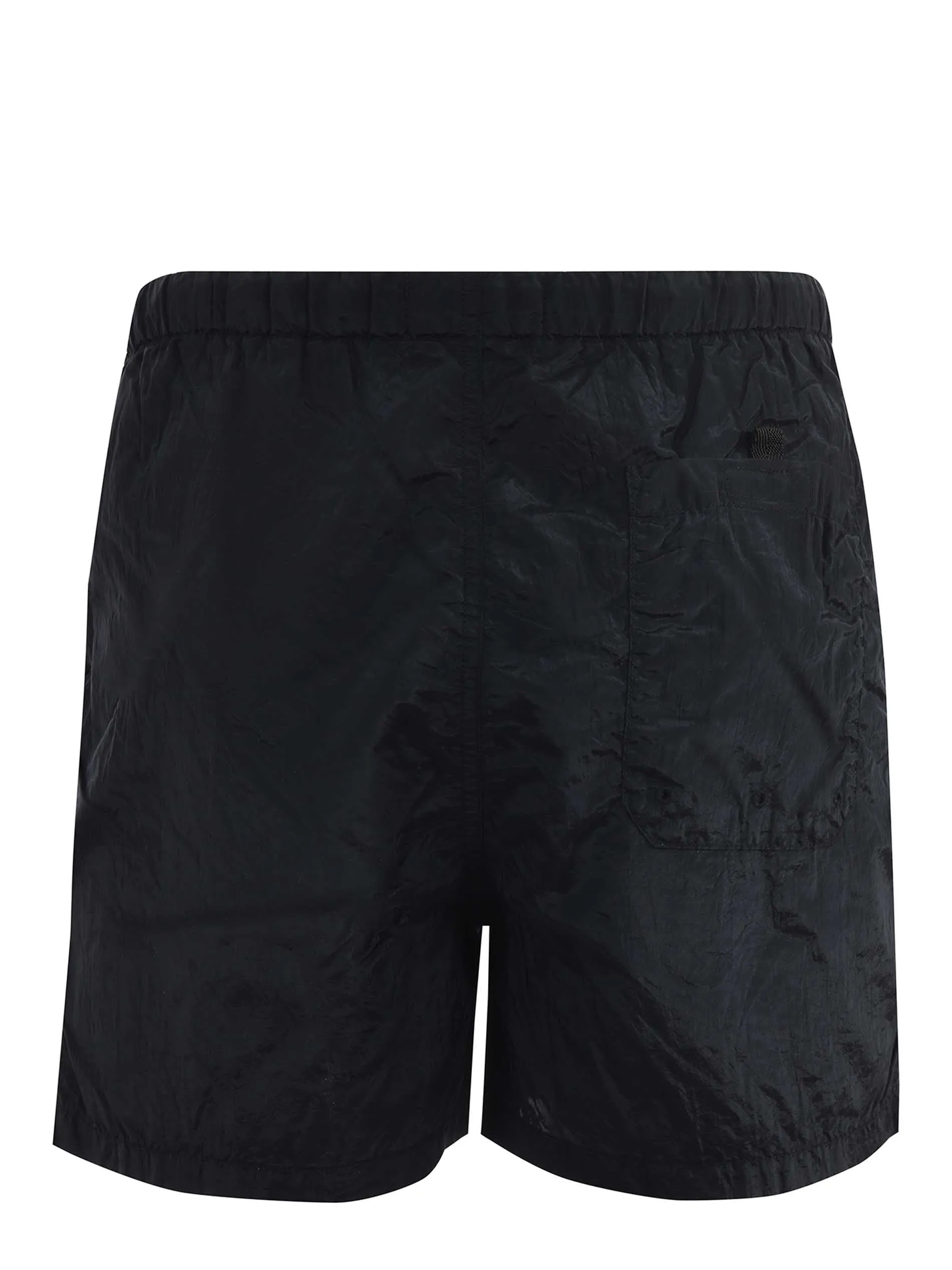 Stone Island Compass-Patch Drawstring Swim Shorts