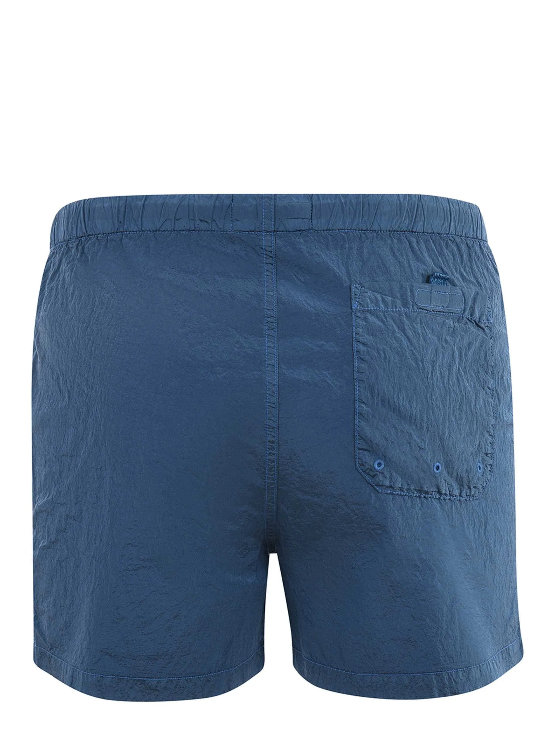 Stone Island Compass-Patch Drawstring Swim Shorts