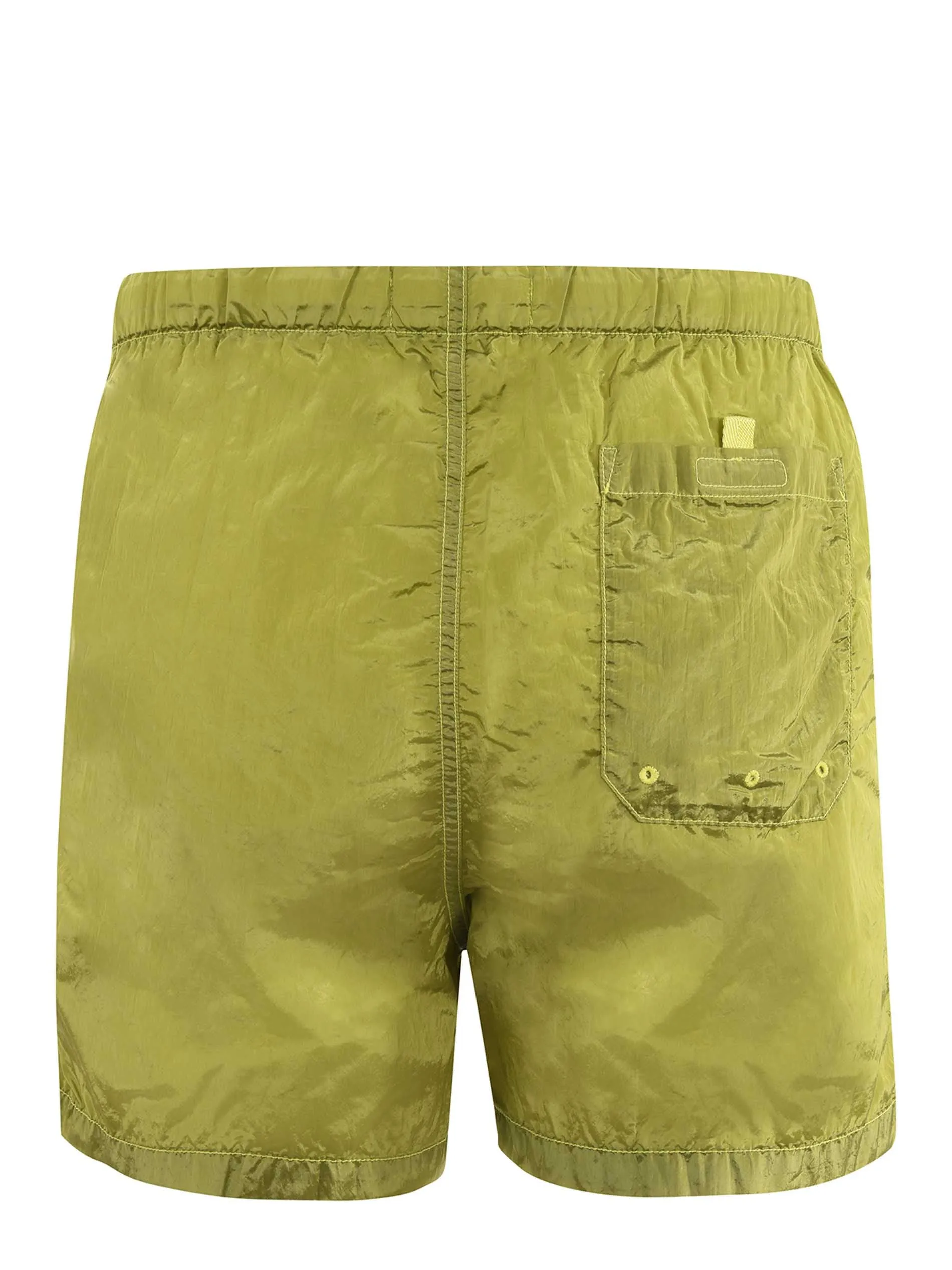 Stone Island Compass-Patch Drawstring Swim Shorts