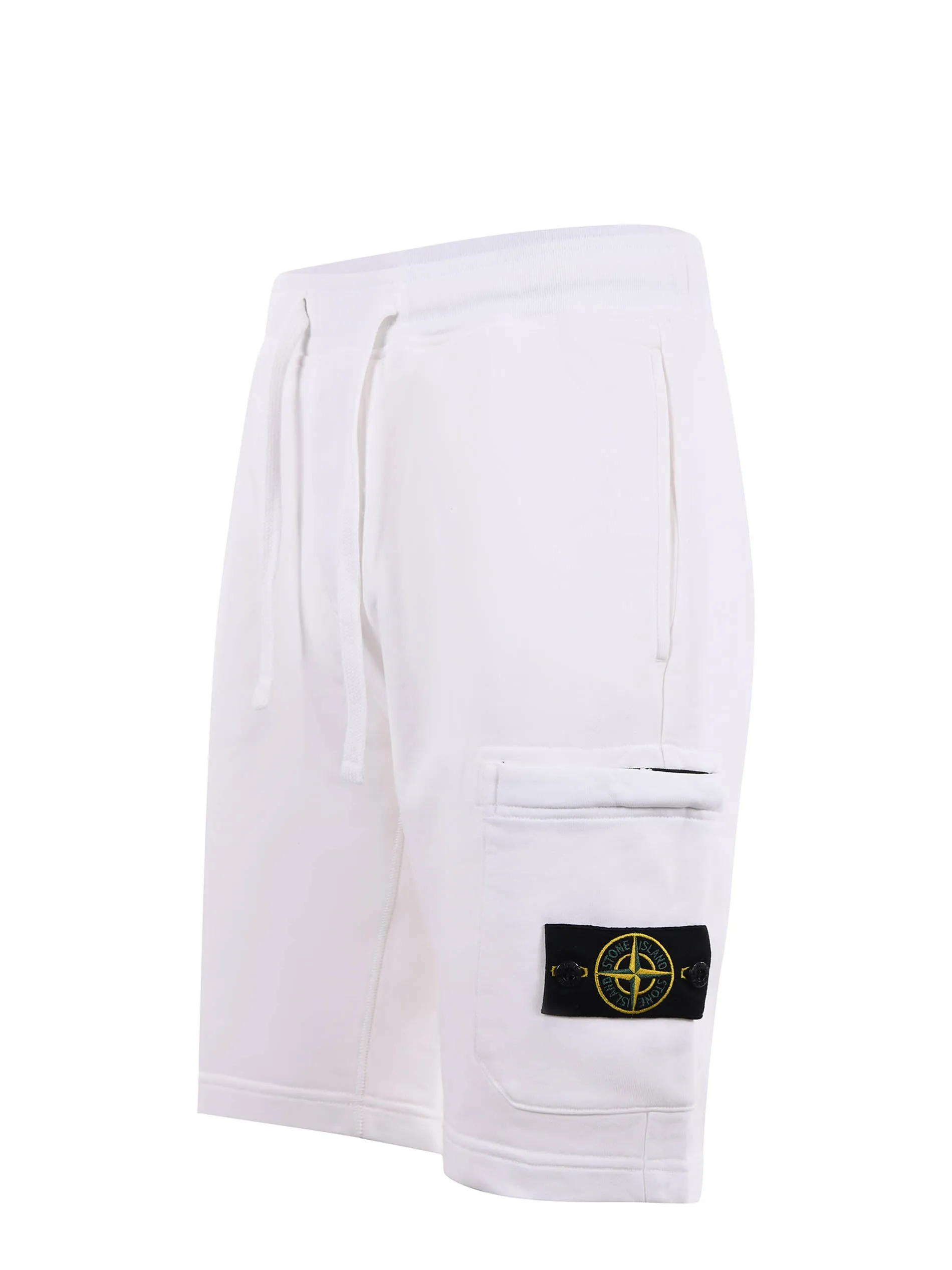 Stone Island Logo Patch Bermuda Shorts