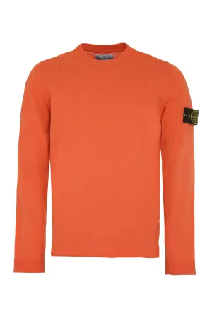 Stone Island Logo Patch Crewneck Sweater