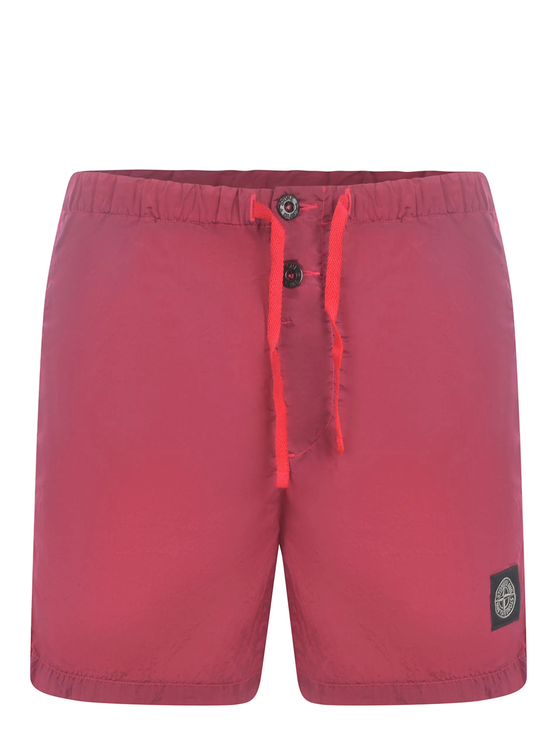 Stone Island Logo Patch Drawstring Swim Shorts