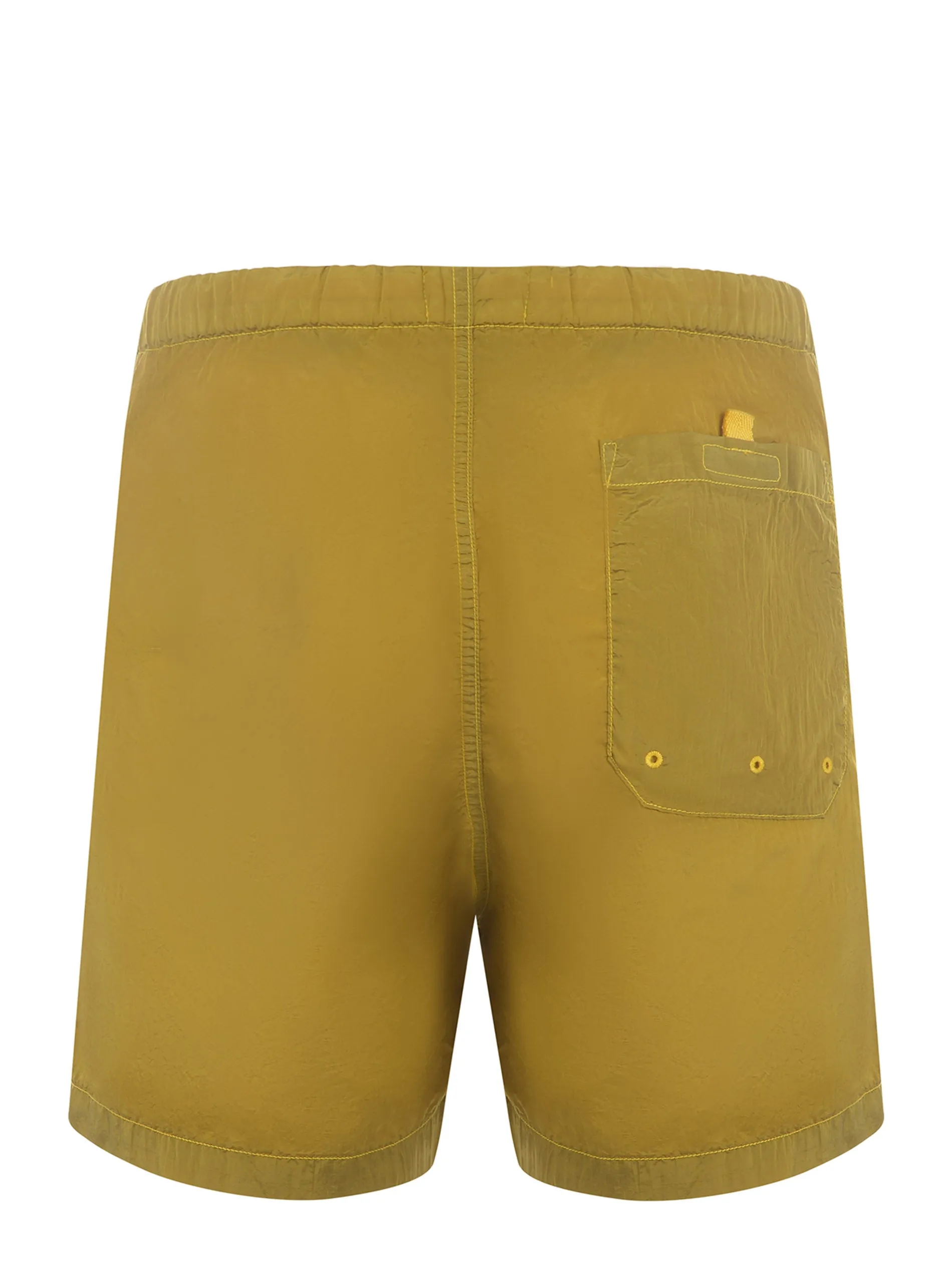 Stone Island Logo Patch Drawstring Swim Shorts