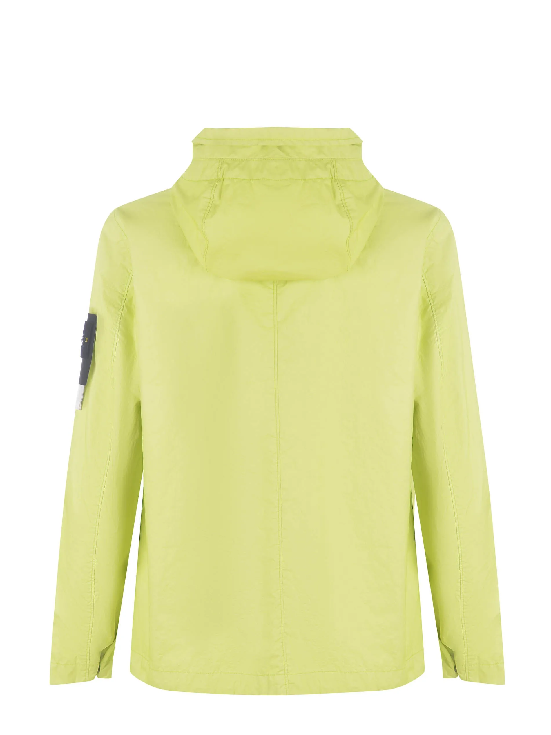 Stone Island Logo Patch Hooded Zip-Up Jacket