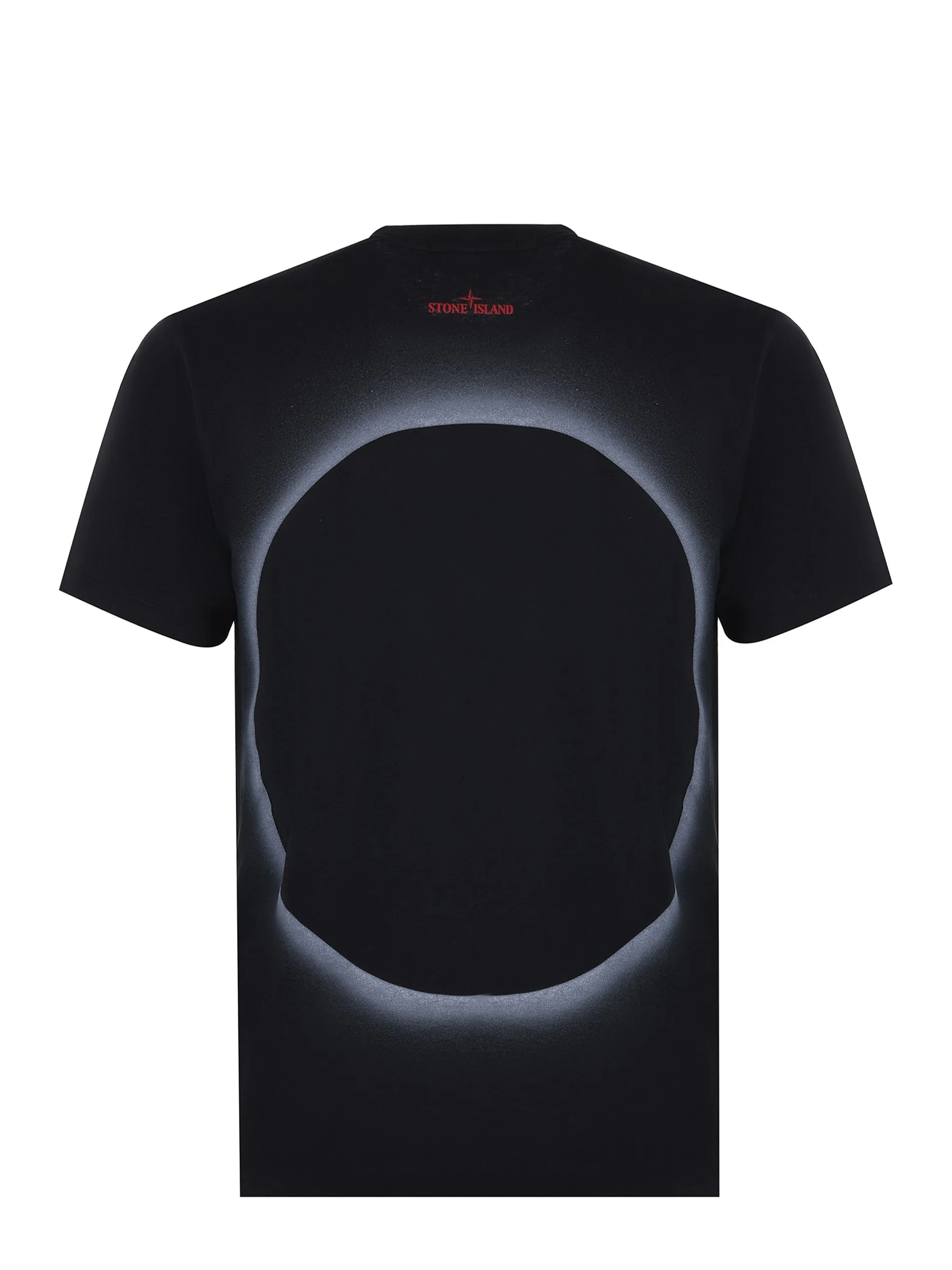 Stone Island Logo Printed Crewneck T-Shirt