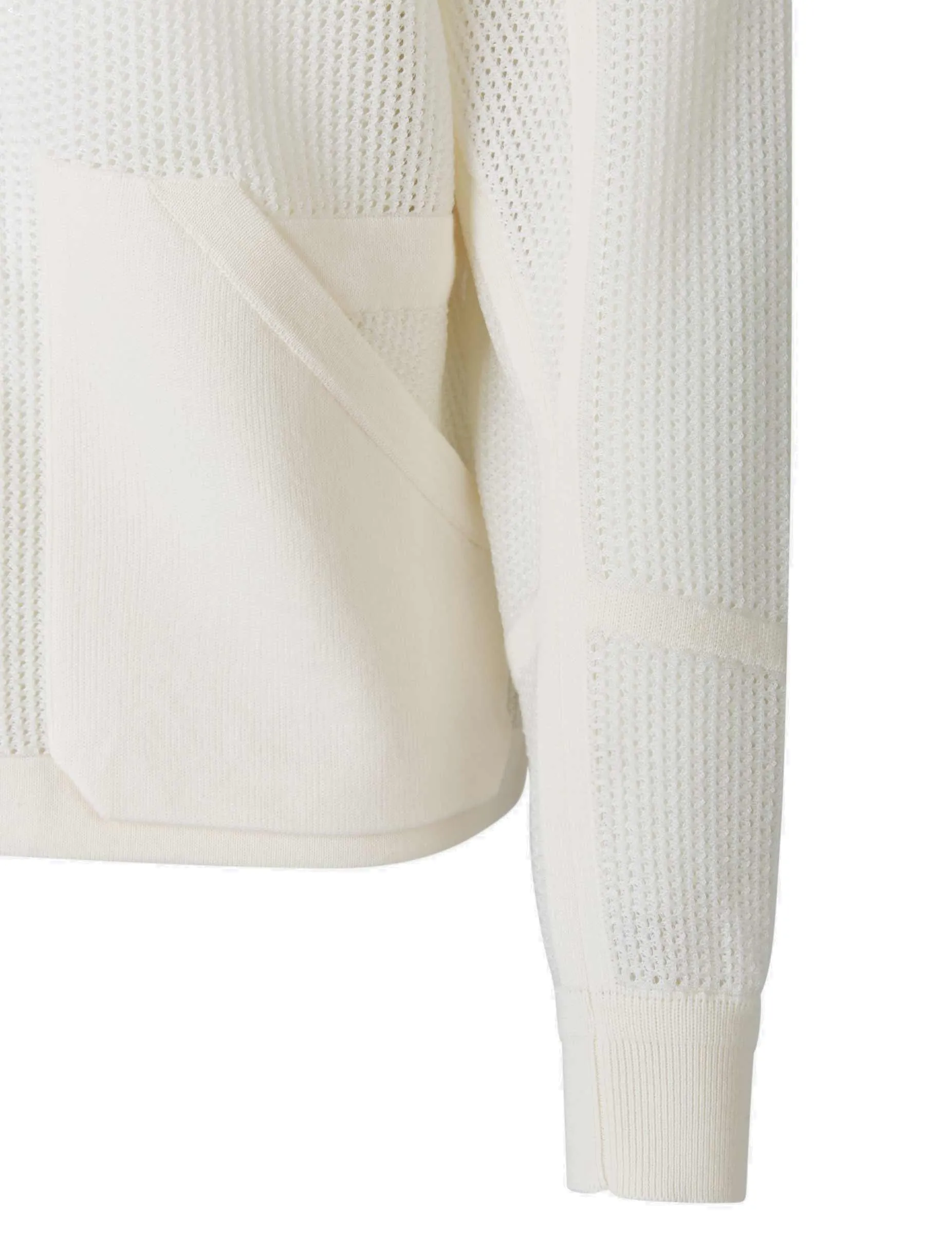 Stone Island Shadow Project Knitted Logo Patch Hoodie