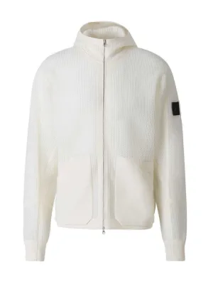 Stone Island Shadow Project Knitted Logo Patch Hoodie