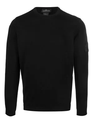 Stone Island Shadow Project Logo Patch Crewneck Sweater