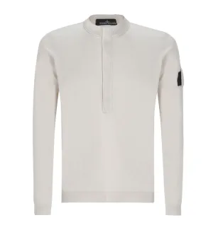Stone Island Shadow Project Logo Patch Long Sleeved Sweater