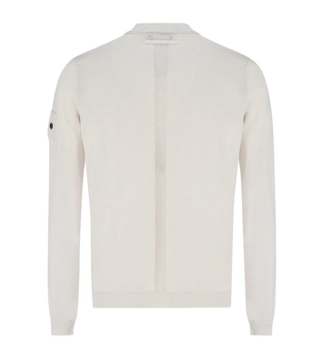 Stone Island Shadow Project Logo Patch Long Sleeved Sweater