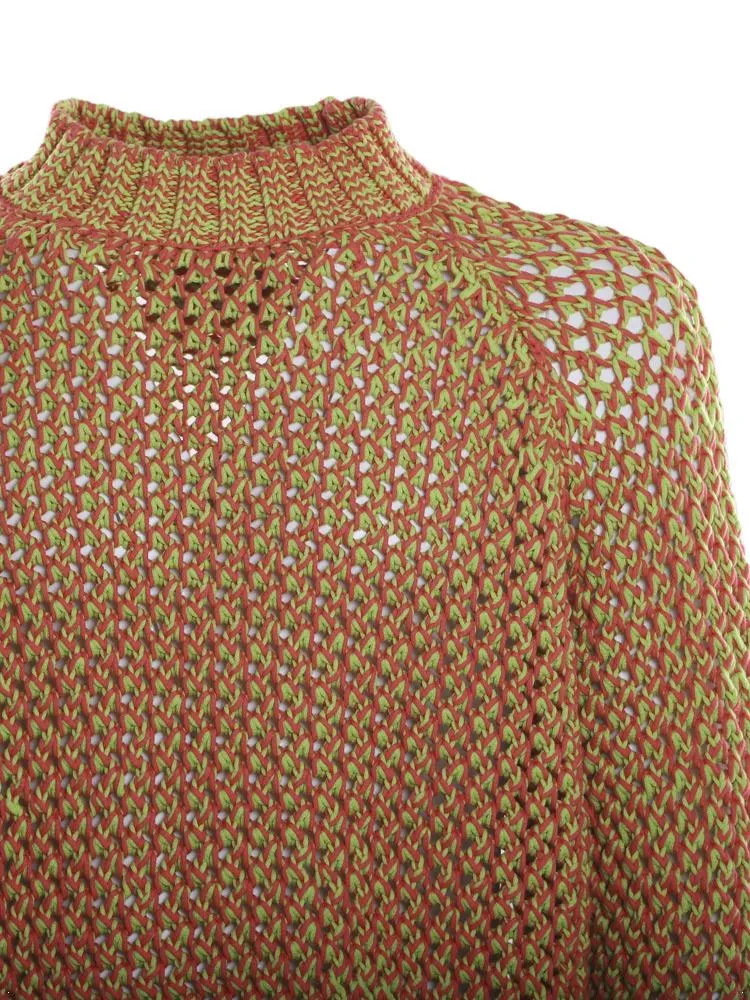 Sunnei Raglan-Sleeve Crewneck Sweater