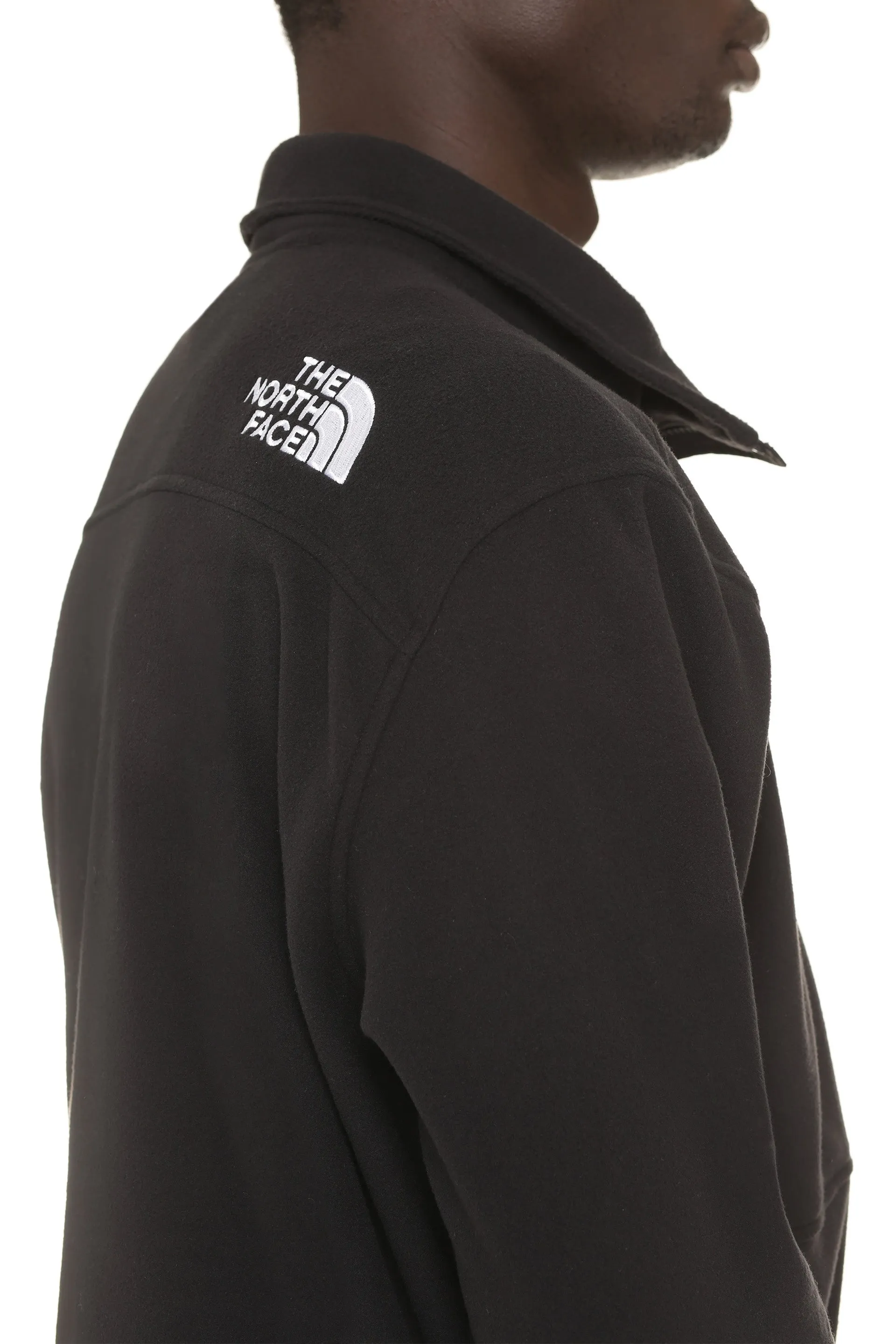 The North Face Logo Embroidered Zipped Sweater