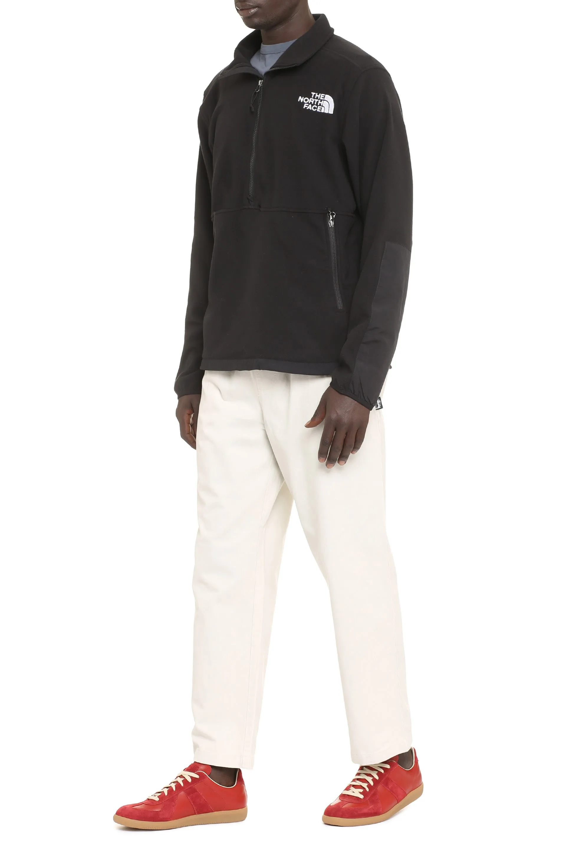 The North Face Logo Embroidered Zipped Sweater