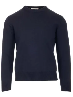Thom Browne Crewneck Stripe Detailed Sweater
