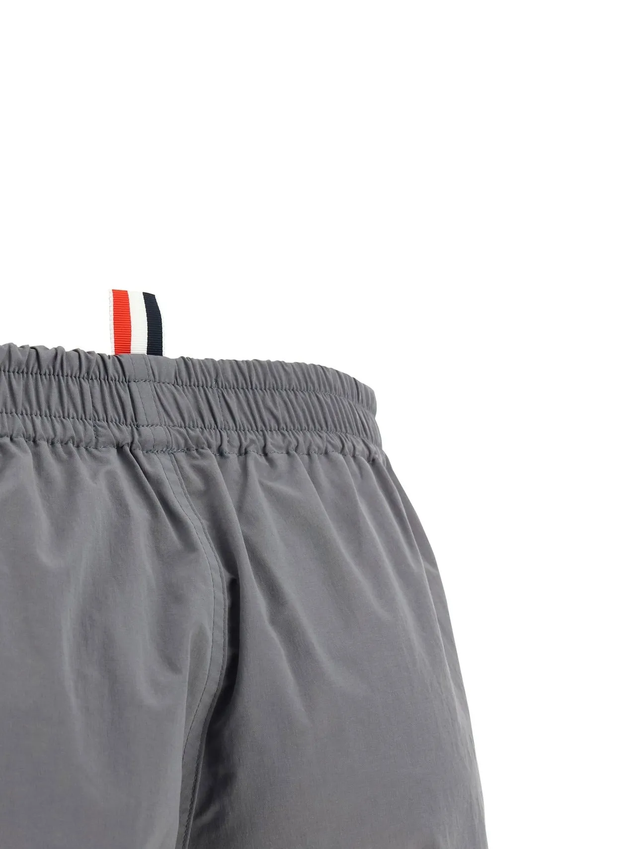 Thom Browne Elasticated Waist Striped-Tab Shorts