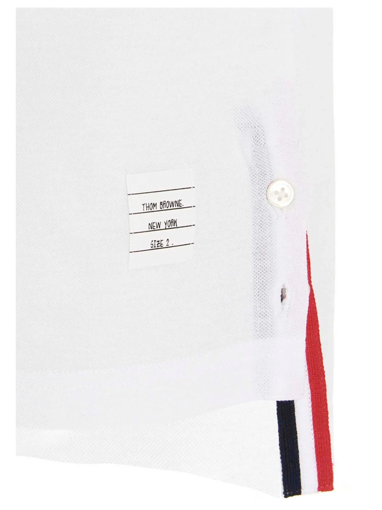 Thom Browne RWB Pocket Trim Polo Shirt