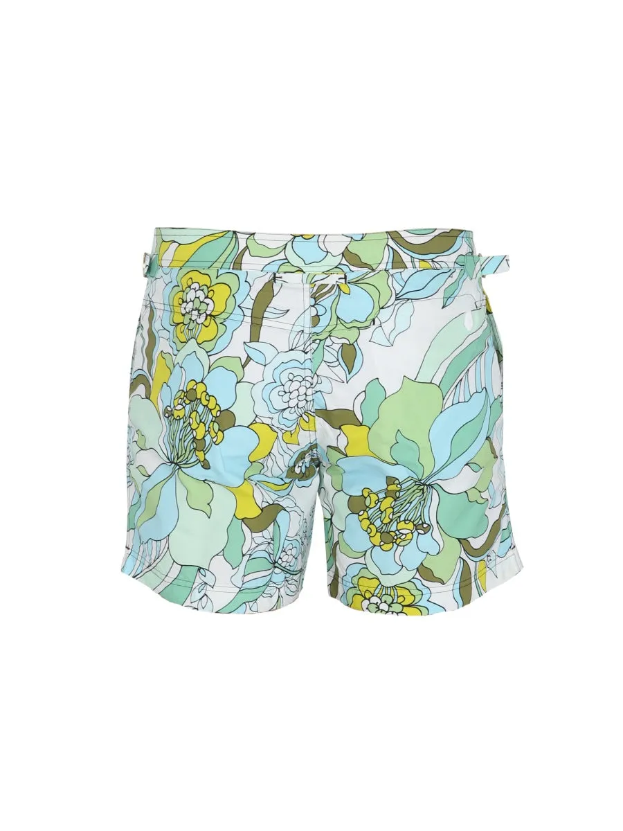 Tom Ford Allover Floral Pattern Swim Shorts