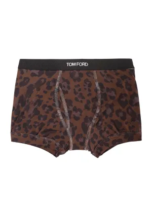 Tom Ford Leopard Print Boxer Shorts