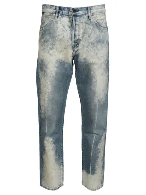 Tom Ford Tapered Fit Washed Effect Jeans