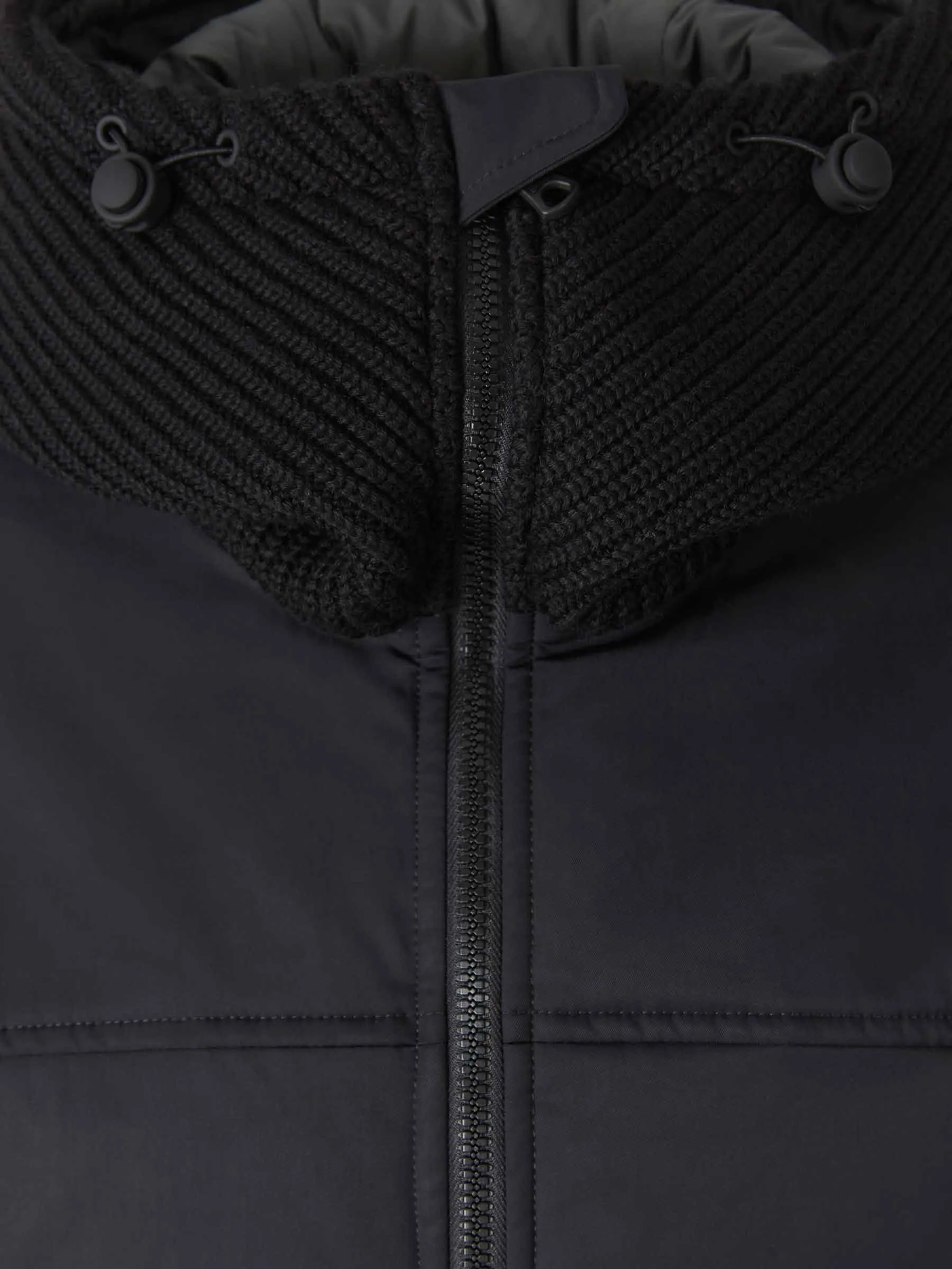 Valentino Contrast Hooded Jacket