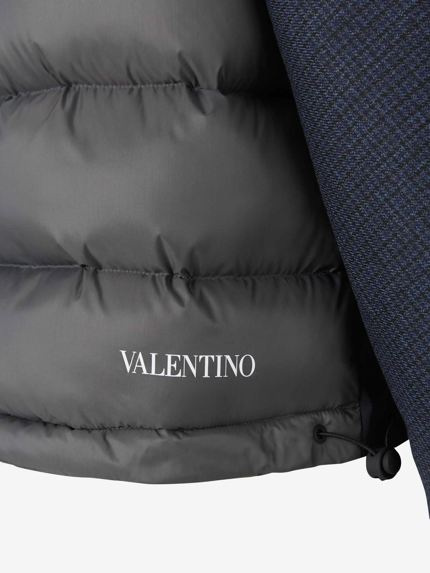 Valentino Contrast Hooded Jacket