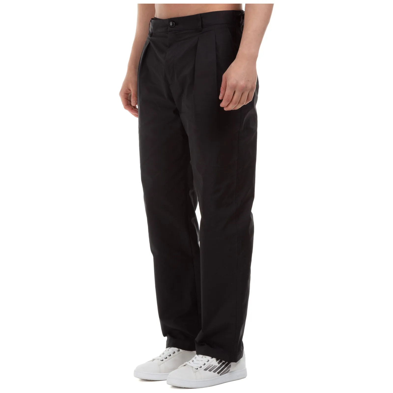 Valentino Pleated Straight Leg Pants