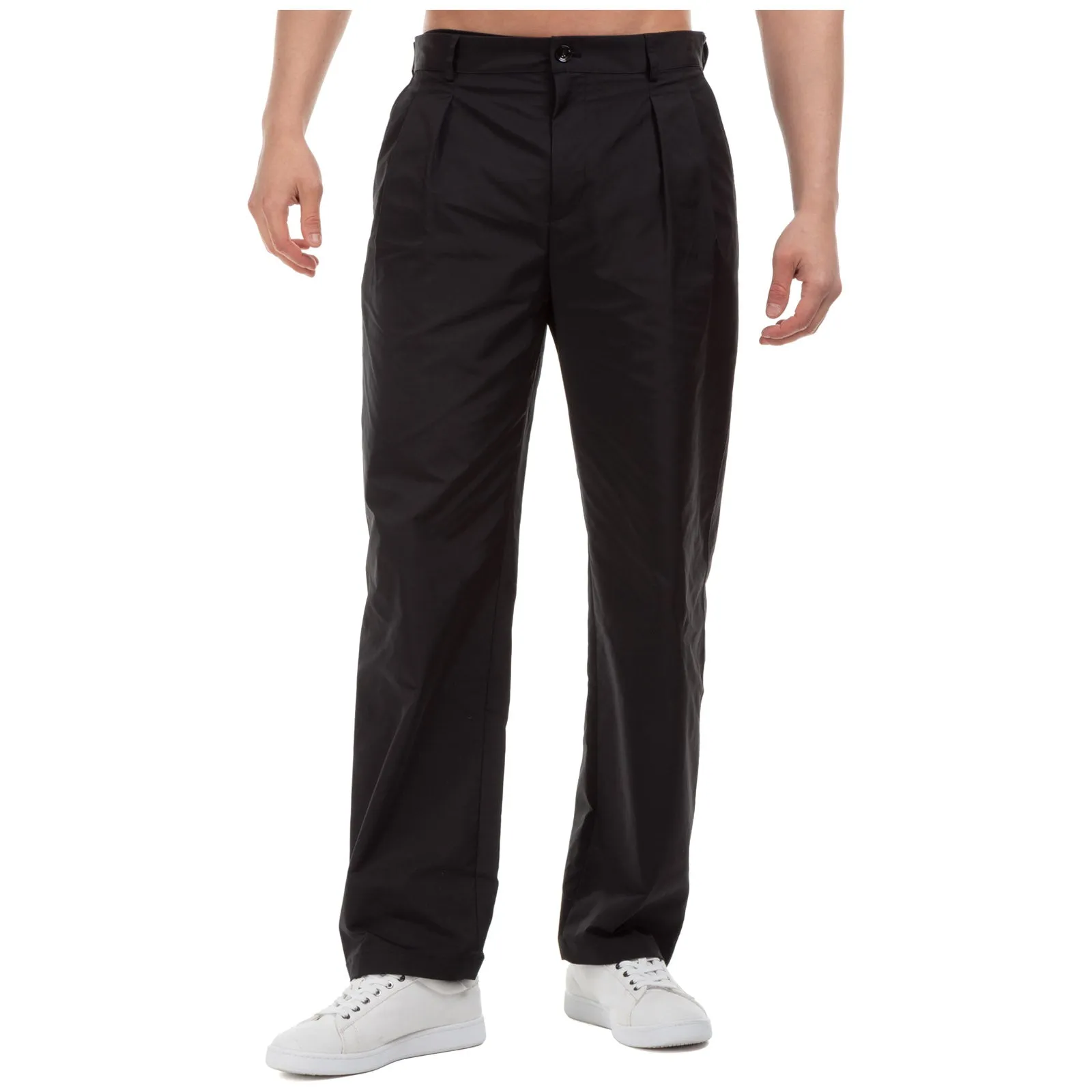 Valentino Pleated Straight Leg Pants