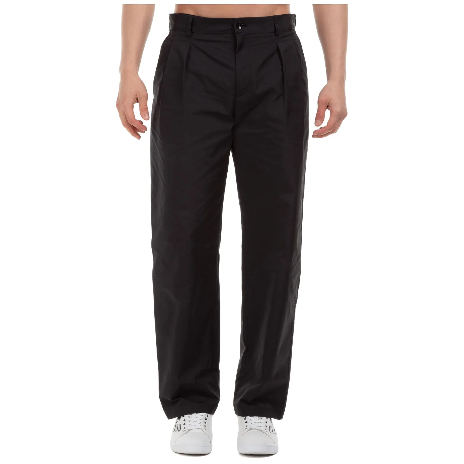 Valentino Pleated Straight Leg Pants