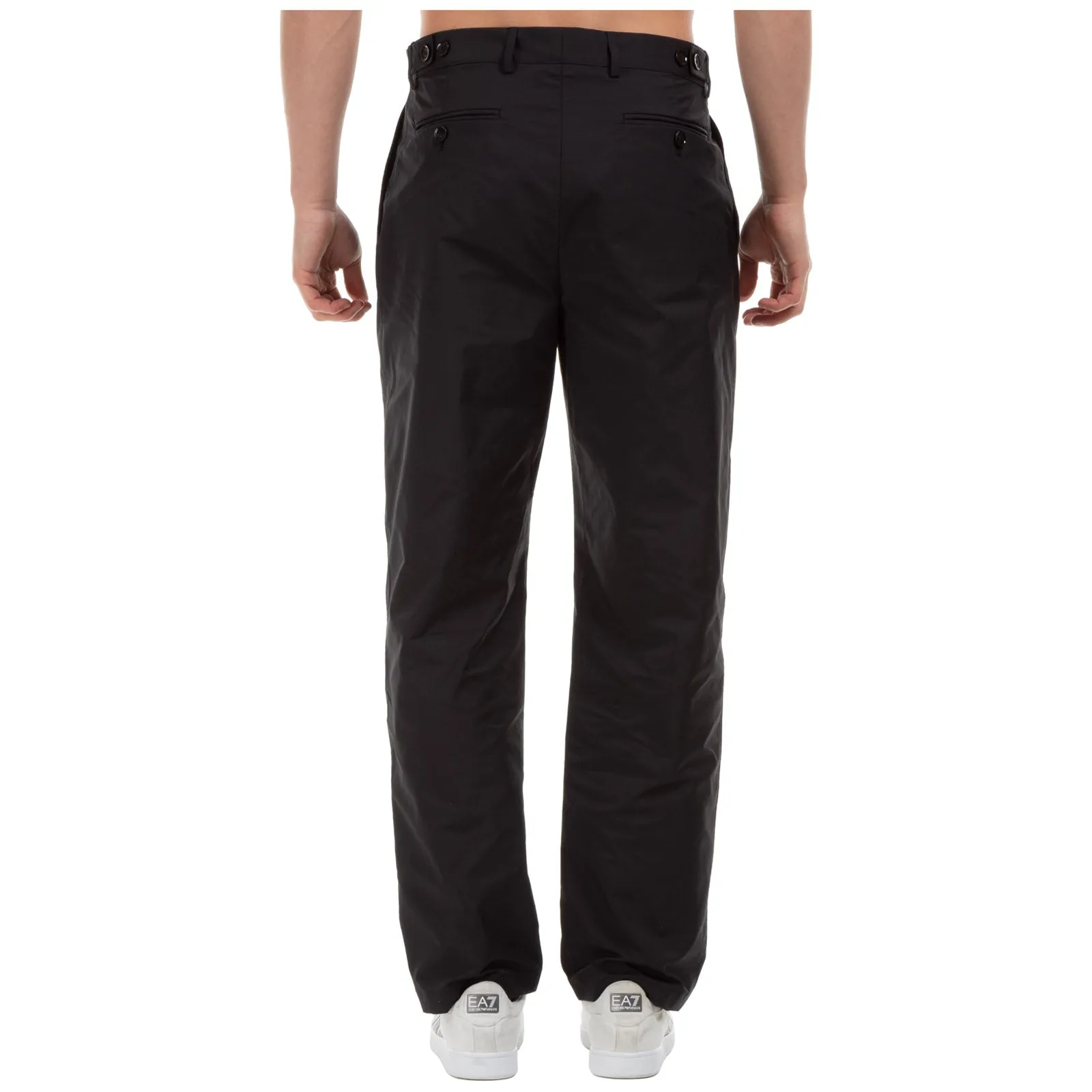 Valentino Pleated Straight Leg Pants
