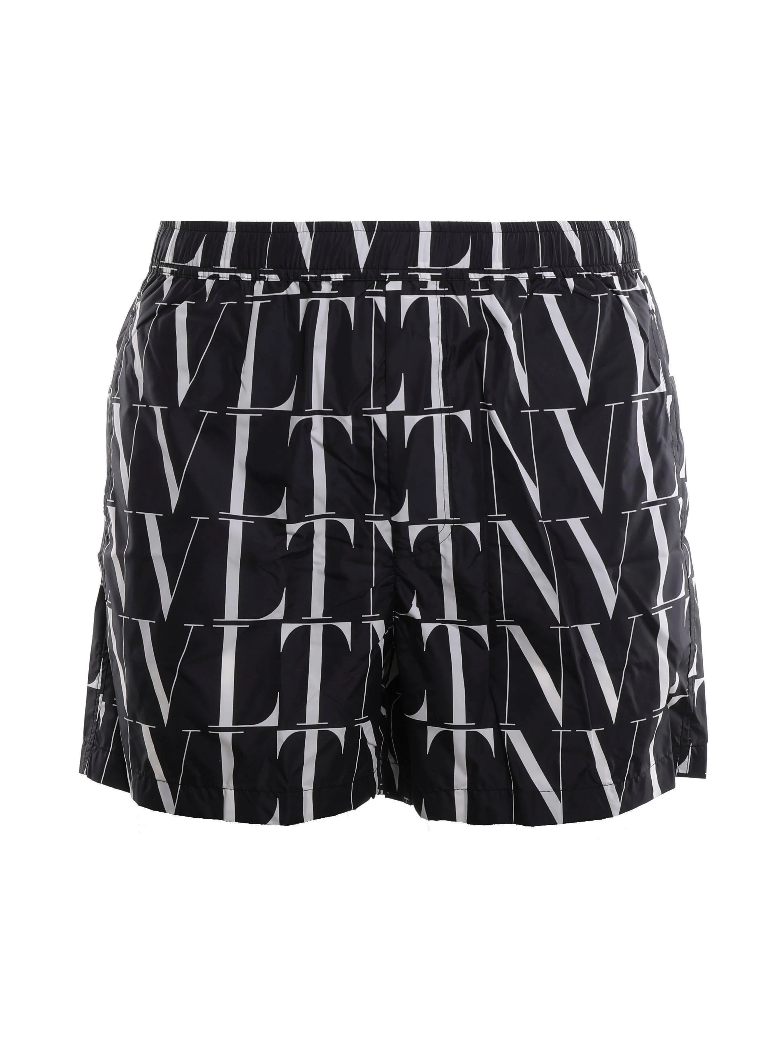 Valentino VLTN All-Over Logo Printed Swim Shorts