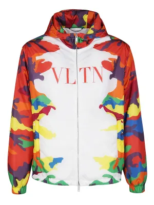 Valentino VLTN Camouflage Hooded Jacket