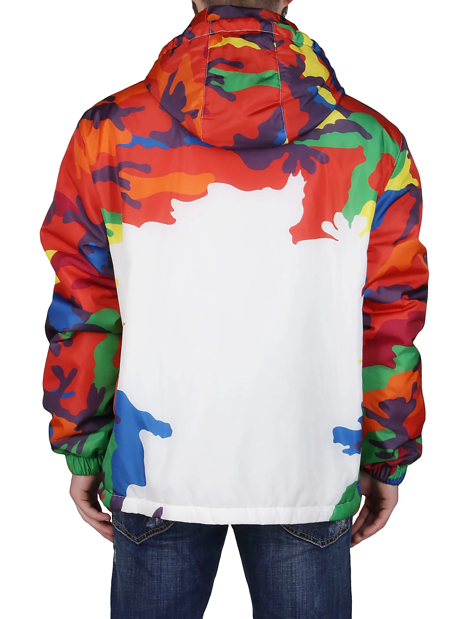 Valentino VLTN Camouflage Hooded Jacket