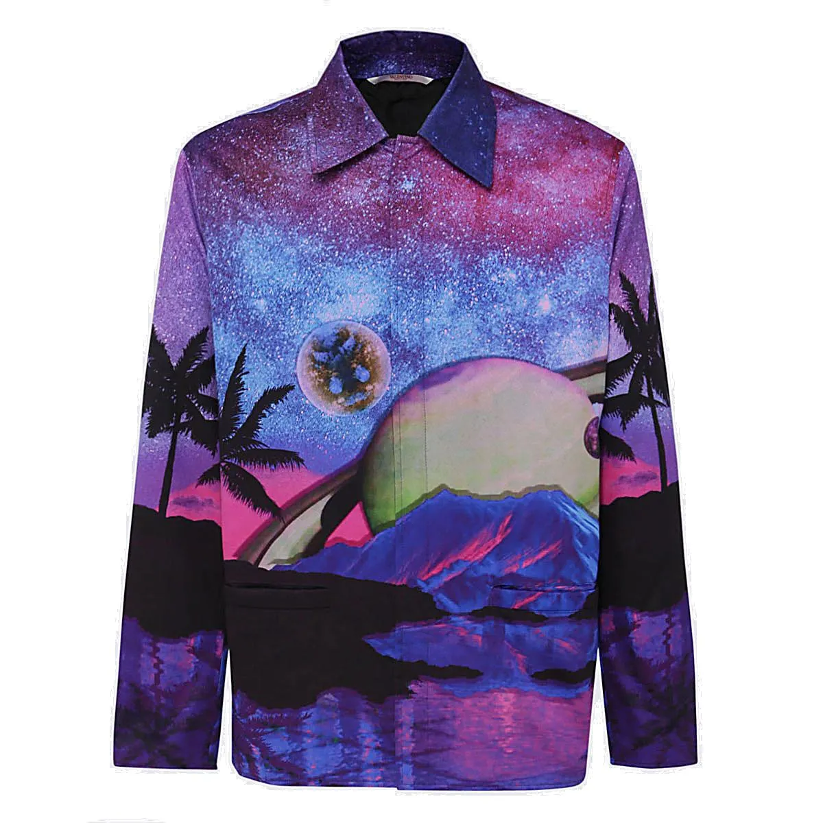 Valentino Water Sky Printed Jacket