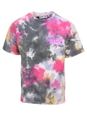 Vans Logo Print Tie-Dye T-Shirt