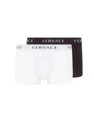 Versace 2 Pack Logo Band Briefs