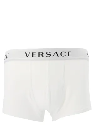 Versace 2 Pack Logo Band Briefs