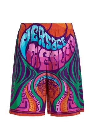 Versace Allover Printed Shorts