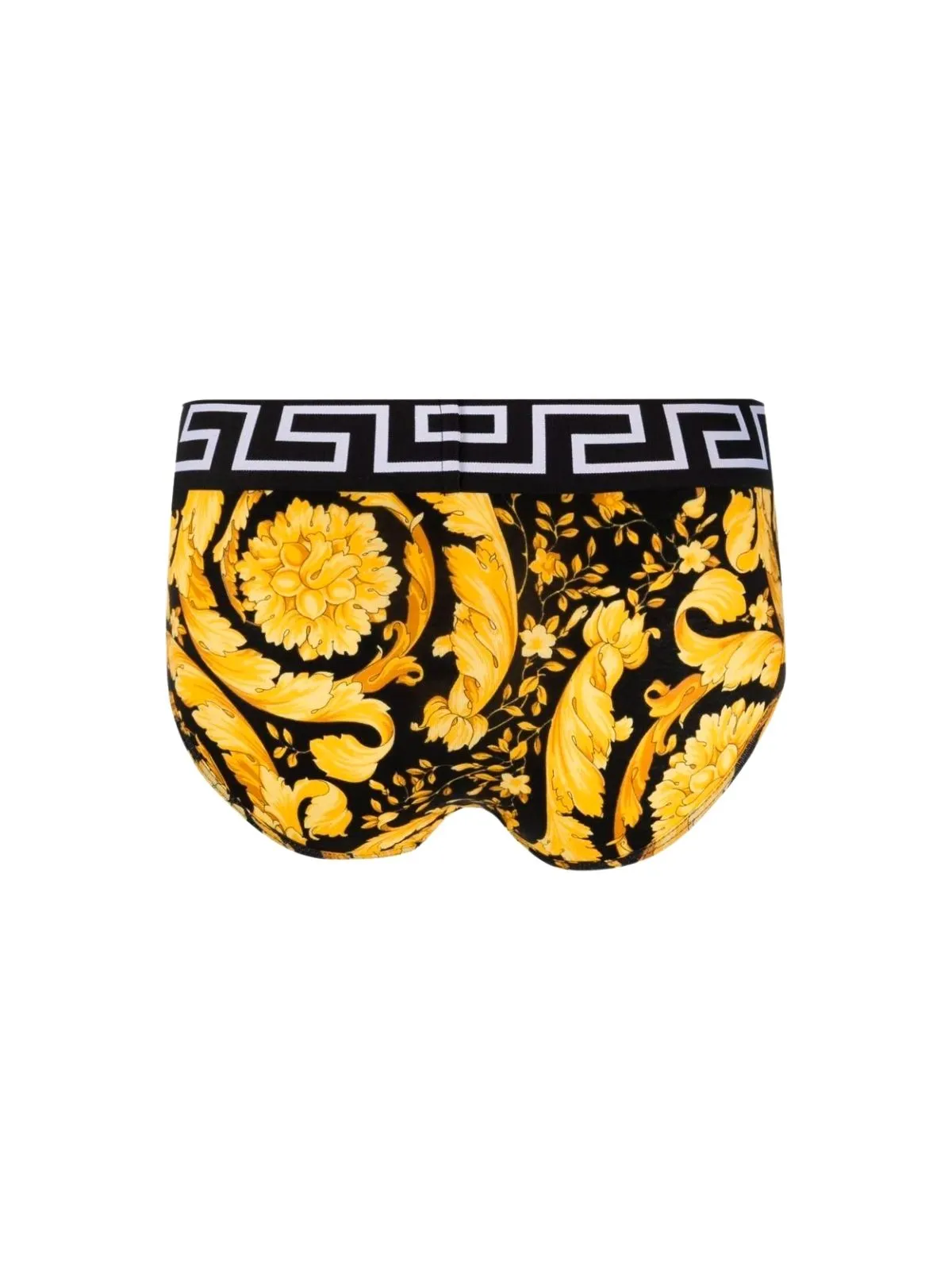 Versace Barocco-Printed Elasticated Waist Brief