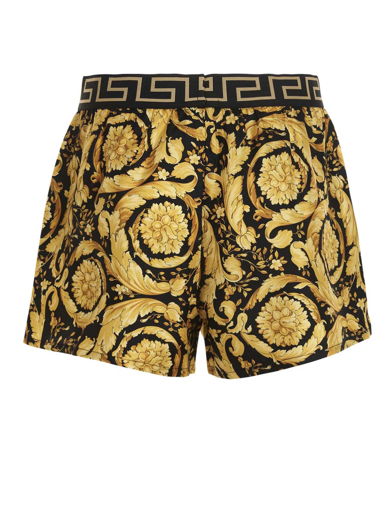 Versace Baroque Pattern Logo Waistband Boxers