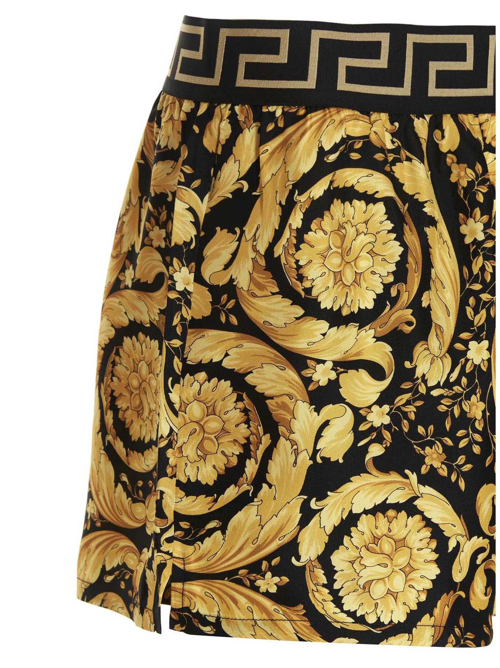 Versace Baroque Pattern Logo Waistband Boxers
