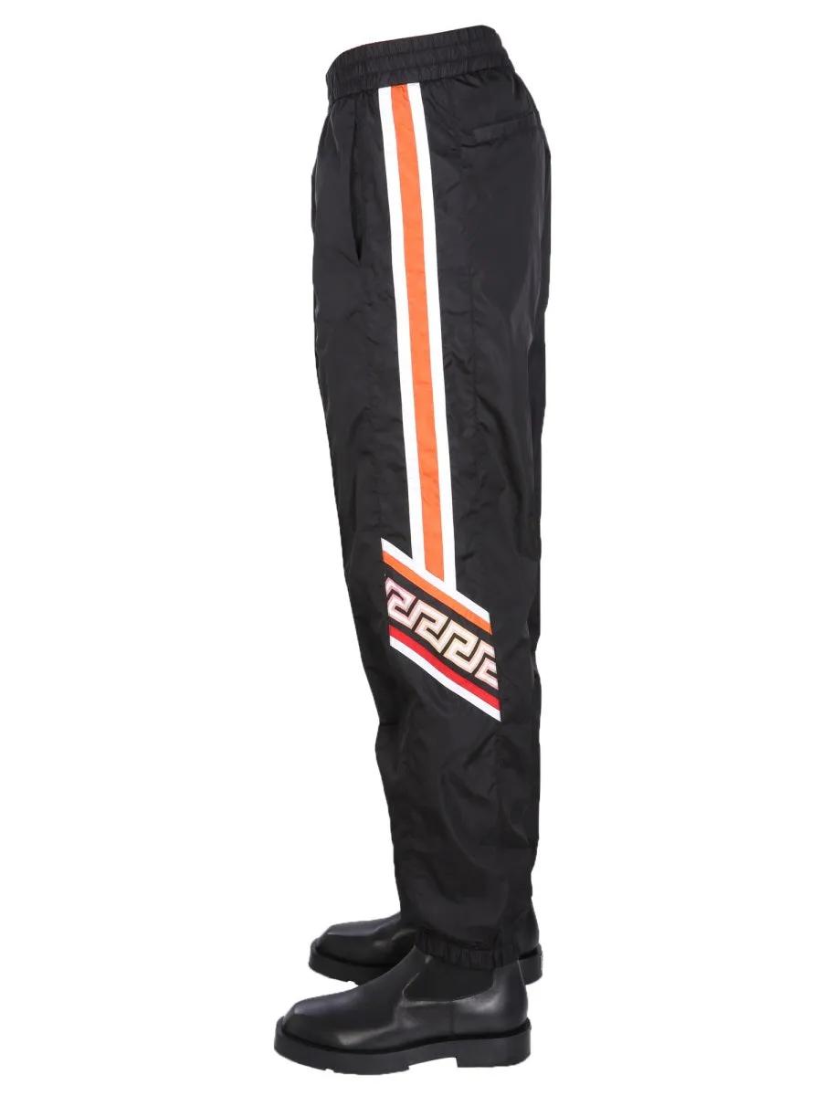 Versace Greca Elastic Waist Pants